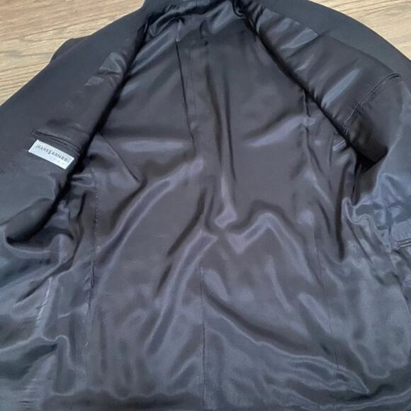 Jhane Barnes Black 3 Button Blazer Size 40S - Picture 3 of 5